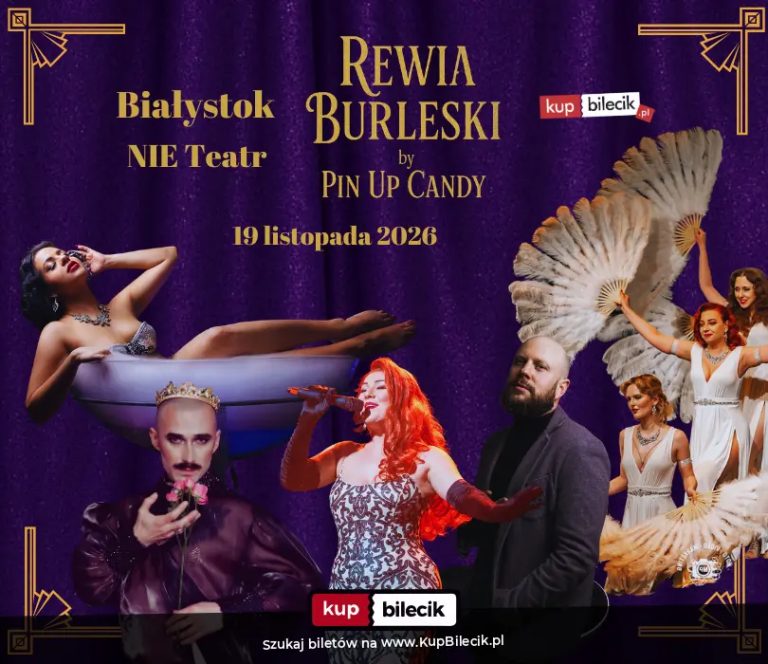 Rewia Burleski by Pin Up Candy: Pióra i Szampan