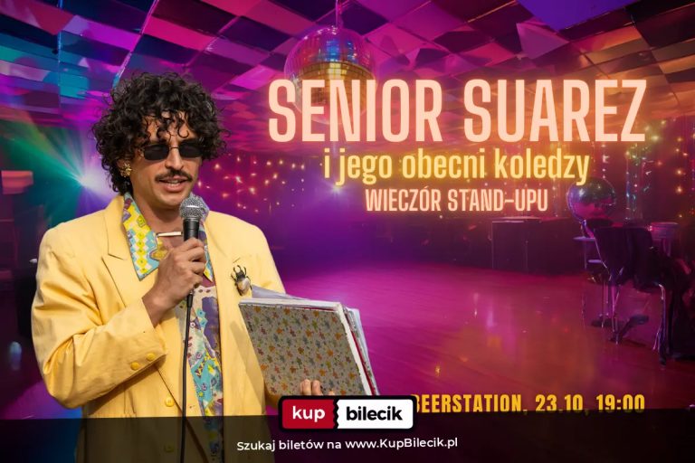 "Ognisko": Wieczór stand-up: "Senior Suarez i jego obecni koledzy" x 23.10