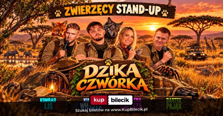 Lis, Wilczek, Mysza, Pająk: Zwierzęcy Stand-up "Dzika Czwórka"