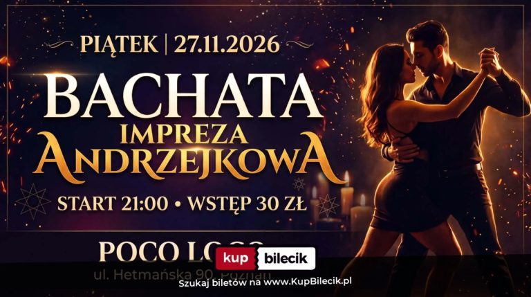 Warsztaty taneczne: Bachata Impreza Andrzejkowa