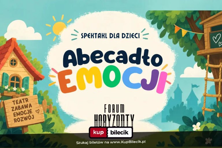Abecadło Emocji Mini - Poznaję 4 emocje: Interaktywne warsztaty teatralne dla dzieci w wieku 3-6 lat