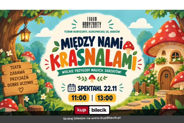 Między nami krasnalami: Wesoły spektakl teatralny dla dzieci
