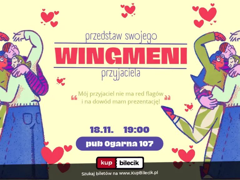 Wingmeni - przedstaw swojego przyjaciela: Wieczór dla singli i nie tylko!