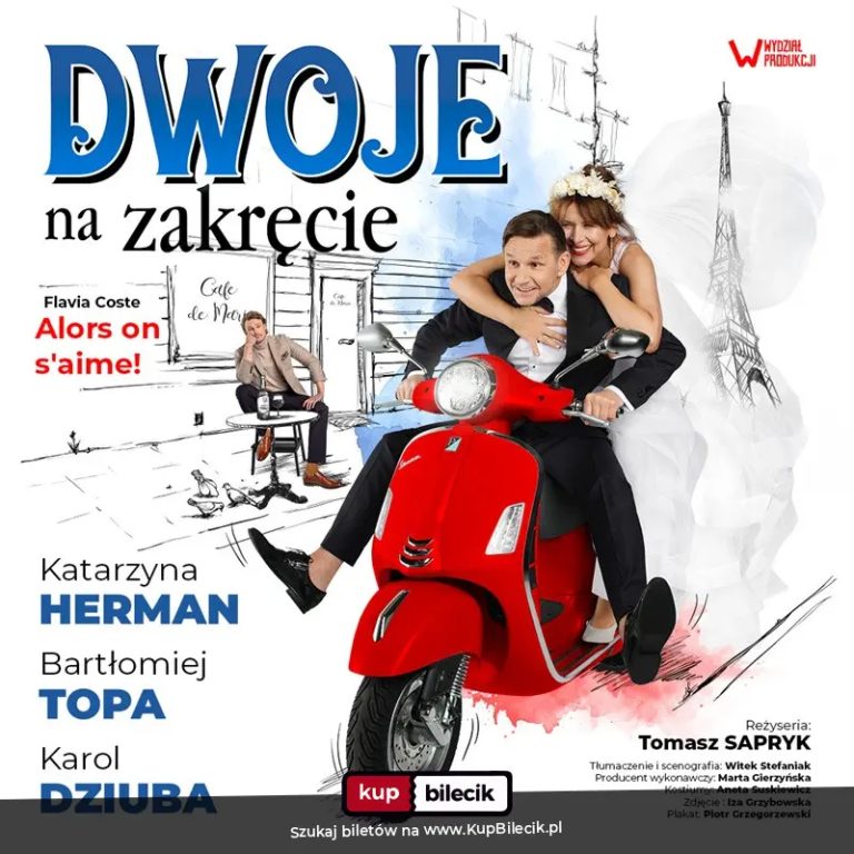 Dwoje na zakręcie - Herman, Topa i Dziuba w komedii teatralnej
