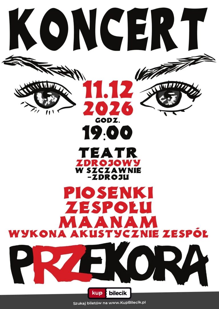 Przekora - Koncert piosenek zespołu Maanam, zagra akustycznie zespół Przekora