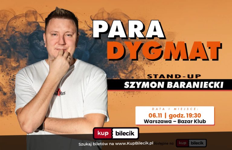 Stand-up Turek / Szymon Baraniecki w programie "PARAdygmat" + rozmowa z widownią