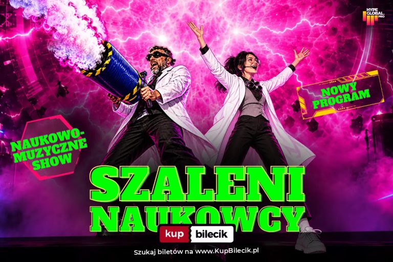 Interaktywne, humorystyczne widowisko z wykonaniem doświadczeń chemicznych i fizycznych na żywo