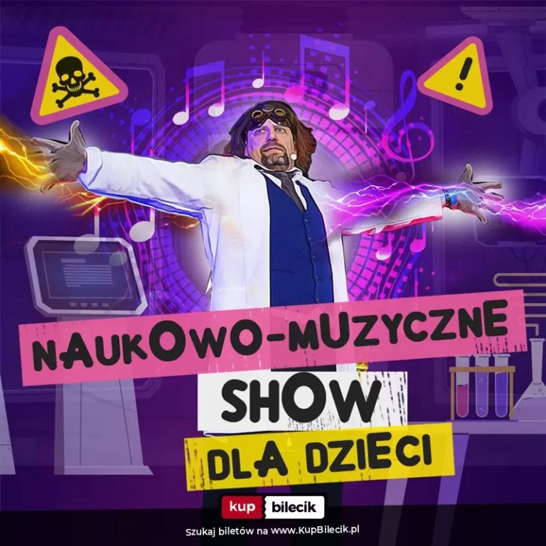 Interaktywne, humorystyczne widowisko z wykonaniem doświadczeń chemicznych i fizycznych na żywo